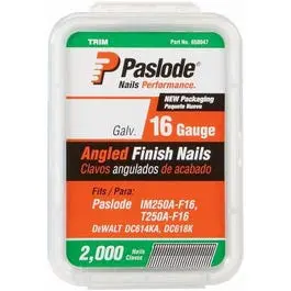 2000-Pack 2.5-Inch 16-Gauge Angled Galvanized Nails 1