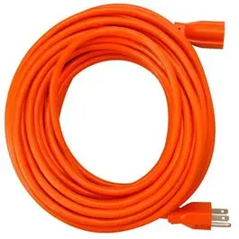 25-Foot Orange 16/3 Extension Cord With Heavy-Duty Jacket 1