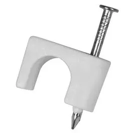 25-Pack White Coaxial Cable Staples – 1/4-Inch Size For Low-Voltage Wiring 1