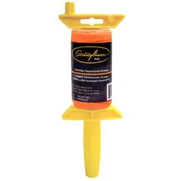 270-Foot Fluorescent Orange Nylon Measuring Tape Reel 1