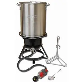 29-Quart Aluminum Turkey Fryer – Outdoor Deep-Fry Cooking System 1