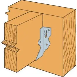 2X4 Zinc-Coated Joist Hanger – Compact Structural Support 1