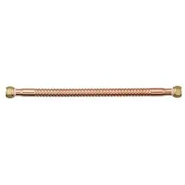 3/4-Inch Fip Corrugated Copper Water Heater Connector – 12-Inch Length 1