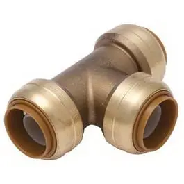 3/4-Inch Lead-Free Copper Pipe Tee 1