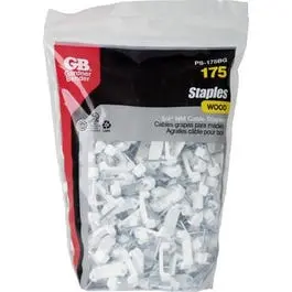 3/4-Inch Plastic Non-Metallic Cable Staples – 175-Count Box 1
