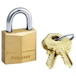 3/4-Inch Solid-Brass Padlock – Pin Tumbler Mechanism, Heavy-Duty Indoor/Outdoor Use 1