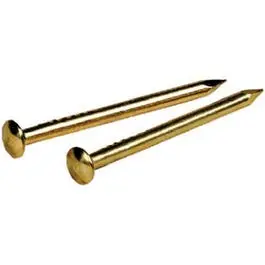 3/4-Inch X 14 Brass-Plated Escutcheon Pins – 1.5-Ounce Quantity 1