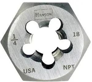 3/8"–18 Npt Hex Die Pipe Tap For Threading Applications 1