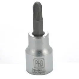 3/8-Inch Drive #3 Phillips Bit Socket – Impact-Resistant 1