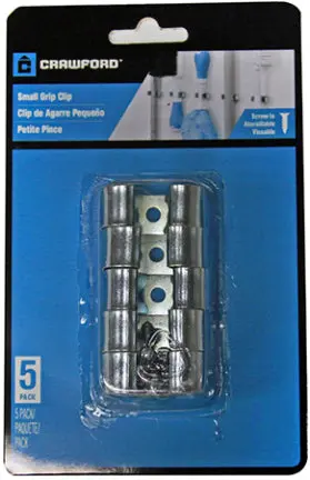 3/8-Inch Grip Clips — Heavy-Duty Fastening Clips, 5-Pack 1