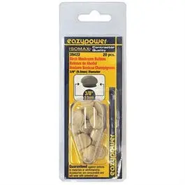3/8-Inch Mushroom-Style Dowel Plug Pack – 20 Count 1