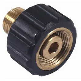 3/8" Male Thread Pressure Washer Screw Coupler (Brass Or Stainless Steel) 1