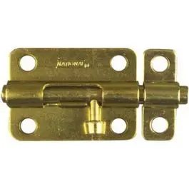 3-Inch Dull Brass Door Barrel Bolt For Interior Security 1