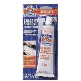 3-Ounce Clear Silicone Adhesive And Sealant 1