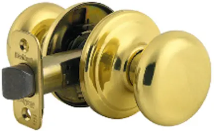 3-Point Locking Juno Passage Function Door Handleset (Polished Brass) 1