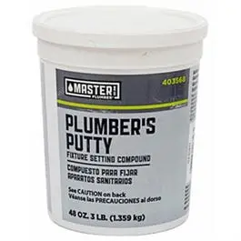 3-Pound Plumber’S Putty – Non-Toxic, Moldable Sealant For Fixtures 1