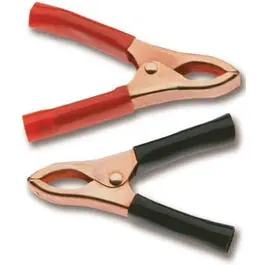30-Amp Battery Clip With 2-13/16" Leads – Heavy-Duty (2-Pack) 1