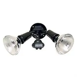 300-Watt Black Motion-Activated Outdoor Security Floodlight 1