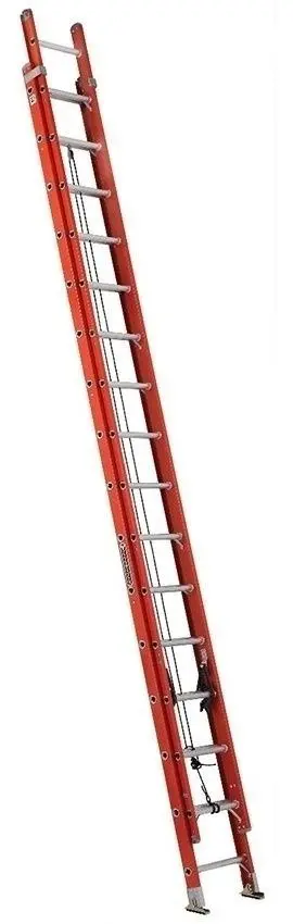 32-Foot Non-Conductive Fiberglass Extension Ladder 1