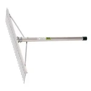 36-Inch Lightweight Aluminum Landscape Rake With Ergonomic Handle 1