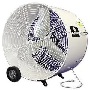 36-Inch Mobile Evaporative Misting Fan For Outdoor Cooling 1