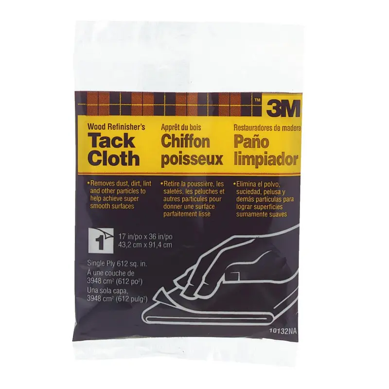 3M 17 X 36-Inch Reusable Tack Cloth For Dust-Free Surfaces 1