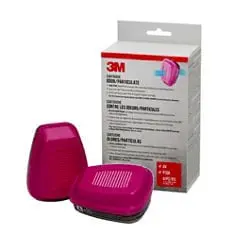 3M 60921 Organic Vapor And P100 Particulate Cartridge – Dual-Protection Respirator Filter (Pair) 1