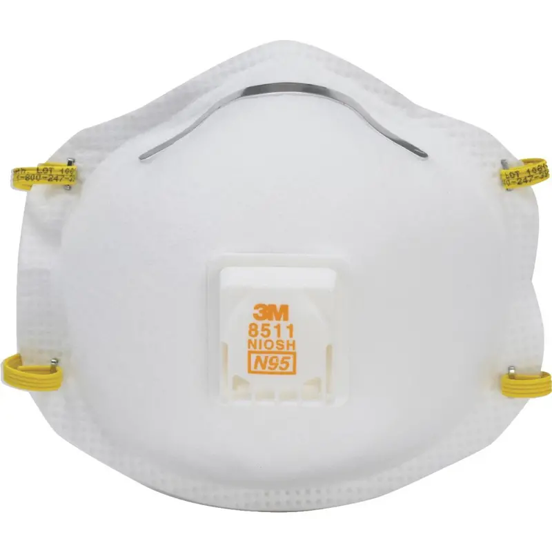 3M N95 Valved Respirator Mask For Sanding And Fiberglass Work 1