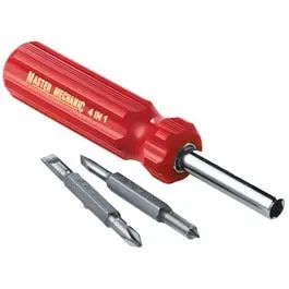 4-In-1 Interchangeable Bit Screwdriver Kit 1