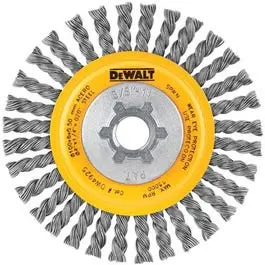 4-Inch Carbon Steel Wire Wheel Brush With 5/8-Inch-11 Arbor Thread 1