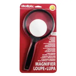 4-Inch Diameter Optical Magnifier – Led-Illuminated, Hands-Free Stand 1