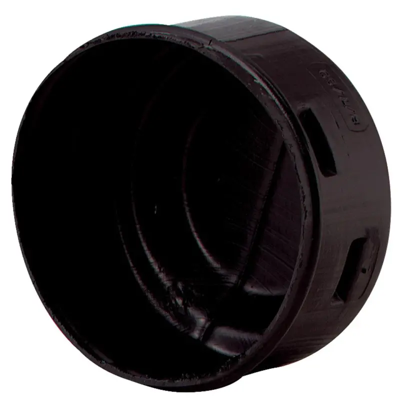 4-Inch Plastic End Cap For Basement Drainage Systems 1