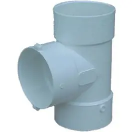 4-Inch Pvc Bull Nose Tee For Drain And Sewer Applications 1