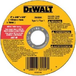 4-Inch Thin-Cut Metal Abrasive Cut-Off Wheel 1