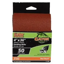 4-Inch × 36-Inch Bi-Directional Sanding Belt – 50-Grit 1