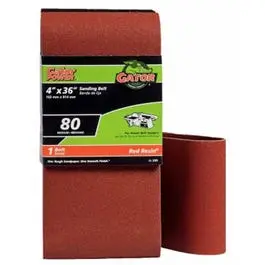 4-Inch × 36-Inch Bi-Directional Sanding Belt – 80-Grit 1