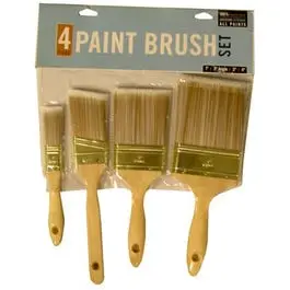 4-Piece Deluxe Varnish And Sash Paint Brush Collection 1