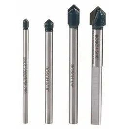 4-Piece Glass And Tile Drill Bit Set 1