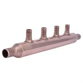 4-Port Pex Manifold With Barb Branches For Plumbing Systems 1