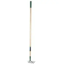 4-Tine Garden Cultivator With Ergonomic Cushion Grip Handle 1