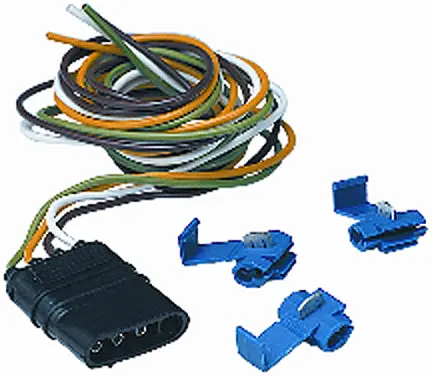 4-Wire Flat Trailer End Connector – 48" Length 1