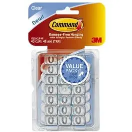 40-Piece Clear Decorating Clip Assortment – Multi-Use Craft & Display Set 1