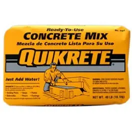 40-Pound Bag Of Fast-Setting Concrete Mix 1