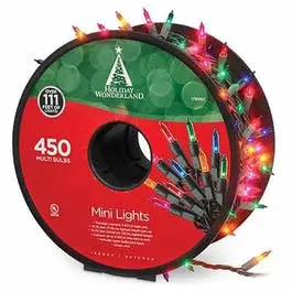 450-Light Multi-Color Mini Christmas Light Reel 1
