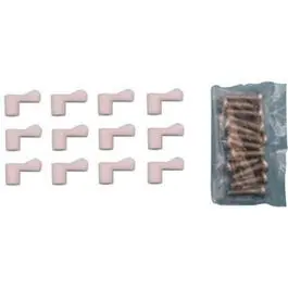 5/16-Inch White Screen Door Clips – 12-Pack Replacement Hardware For Storm Doors 1