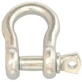 5/8-Inch Zinc-Plated Anchor Shackle With Safety Pin 1