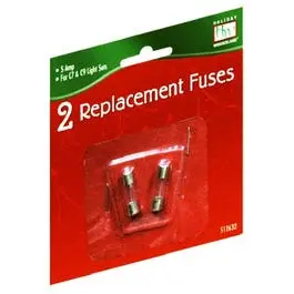 5-Amp Replacement Fuse For Standard C7 And C9 Christmas Light Sets — 2-Pack 1