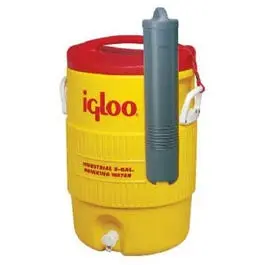 5-Gallon Commercial Water Cooler – High-Visibility Yellow/Red Lid 1
