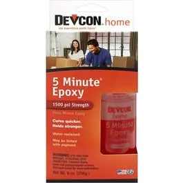 5-Minute Epoxy Adhesive – Fast-Curing, 9-Ounce Dual-Syringe 1