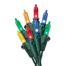 50-Count Multi-Color Mini Led Christmas Light Strand 1